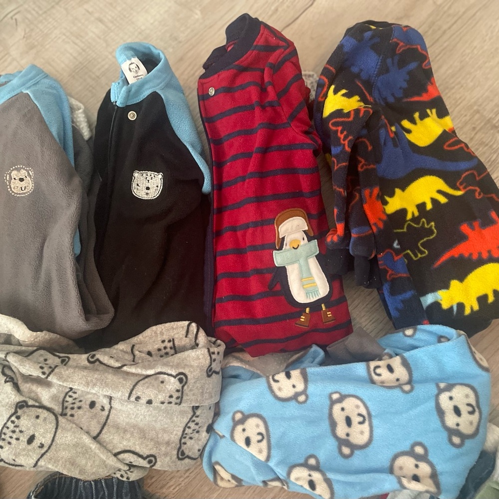 Colorful Baby Onesies and Pajamas Set